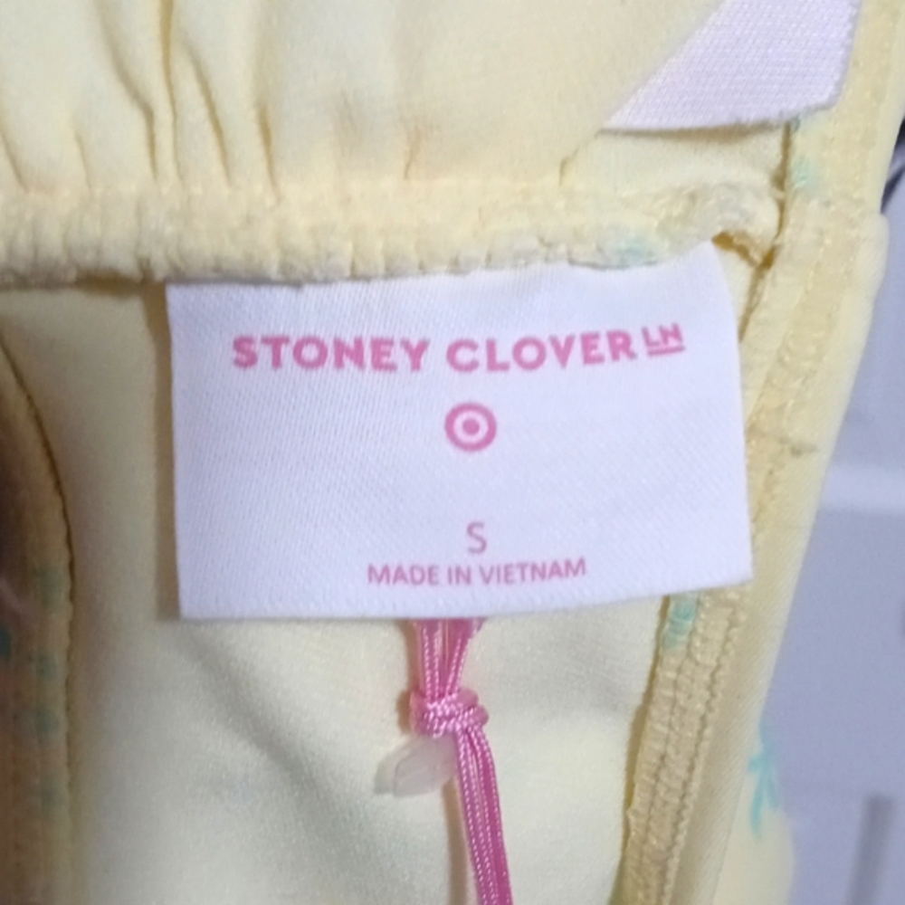 🆕 🌊Stoney Clover x Target🌊 - Yellow Palm Tree Swim Top/Bralette - Picture 3 of 8